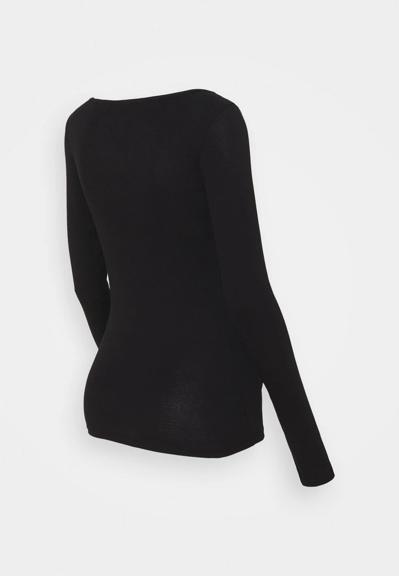 ONLY MATERNITY Donna OLMKIRA LIFE - Maglietta A Manica Lunga - Black 4 ONLY MATERNITY Donna OLMKIRA LIFE - Maglietta A Manica Lunga - Black - immagine 2