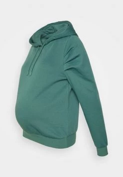 ONLY MATERNITY Donna OLMSWEET RUCHING HOOD - Felpa - Mallard Green -Negozio al dettaglio ONLY MATERNITY 084d94b4861a4e7f80621ef3de885238