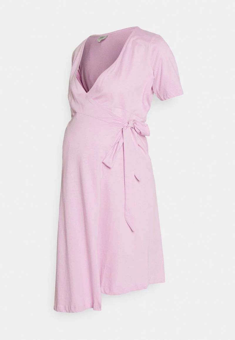 ONLY MATERNITY Donna OLMMAY WRAP DRESS - Vestito Di Maglina - Orchid Bouquet 3 ONLY MATERNITY Donna OLMMAY WRAP DRESS - Vestito Di Maglina - Orchid Bouquet