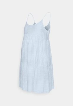 ONLY MATERNITY Donna OLMLONDON STRAP DRESS - Vestito Estivo - Blue -Negozio al dettaglio ONLY MATERNITY 0b836a7fa71c4ed79491c7e19b5a44ec