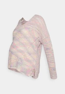 ONLY MATERNITY Donna OLMNINNI LIFE V-NECK - Maglione - Thistle -Negozio al dettaglio ONLY MATERNITY 0d3fe2a5ad5f41b8ba594344baeef92b