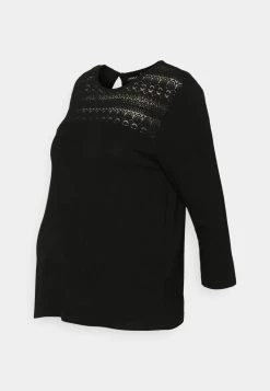 ONLY MATERNITY Donna OLMNINA LIFE - Maglietta A Manica Lunga - Black -Negozio al dettaglio ONLY MATERNITY 0d4efbbca64645cdb728674239a62247