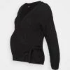 ONLY MATERNITY Donna OLMBREDA WRAP - Cardigan - Black -Negozio al dettaglio ONLY MATERNITY 0e836b18cd5b4281b32bab59e3a790d9