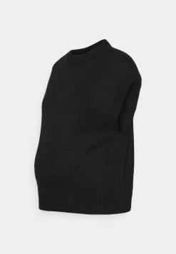 ONLY MATERNITY Donna OLMMATHILDA VEST - Maglione - Black