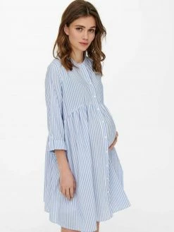 ONLY MATERNITY Donna 3/4-ÄRMELIGES - Abito A Camicia - Cloud Dancer -Negozio al dettaglio ONLY MATERNITY 13f4b6288f194dd5901e7e85c820df9c