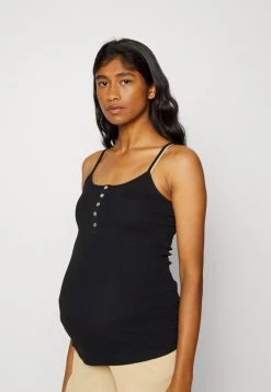 ONLY MATERNITY Donna OLMNESSA BUTTON 2 PACK - Top - Black/white -Negozio al dettaglio ONLY MATERNITY 152f623aae5c4343b488c8cee46dd3b5