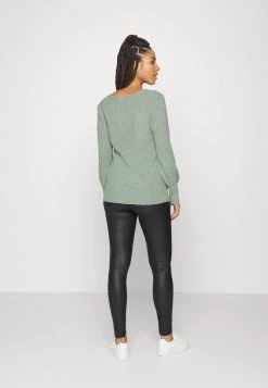 ONLY MATERNITY Donna OLMATIA VNECK CUFF - Maglione - Chinois Green -Negozio al dettaglio ONLY MATERNITY 15847976a30f440599bbe078dc3b5ec7