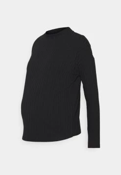 ONLY MATERNITY Donna OLMGINA O NECK - Maglietta A Manica Lunga - Black -Negozio al dettaglio ONLY MATERNITY 1725f6c457ae4be7b2cebf30300ff544