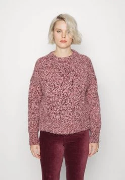 ONLY MATERNITY Donna OLMCANDY - Maglione - Chestnut/cayenne/burnt Coral/ash Rose