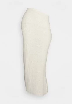 ONLY MATERNITY Donna OLMKAYA SLIT SKIRT - Gonna A Tubino - Pumice Stone