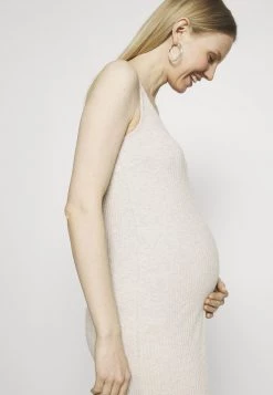 ONLY MATERNITY Donna OLMNELLA V NECK DRESS - Vestito Di Maglina - Oatmeal Melange -Negozio al dettaglio ONLY MATERNITY 1b4ee4282a7545ada9052431cff9e184