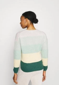 ONLY MATERNITY Donna OLMSONJA LIFE O NECK - Maglione - Mallard Green/mellow Yellow/frosty Green/pumice Stone -Negozio al dettaglio ONLY MATERNITY 1c8c21411a074f0abe59e6f4a603e05f