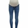 ONLY MATERNITY Donna Jeans Skinny Fit - Medium Blue Denim