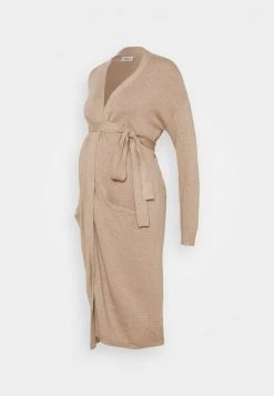 ONLY MATERNITY Donna OLMCOZY LONG - Cardigan - Toasted Coconut