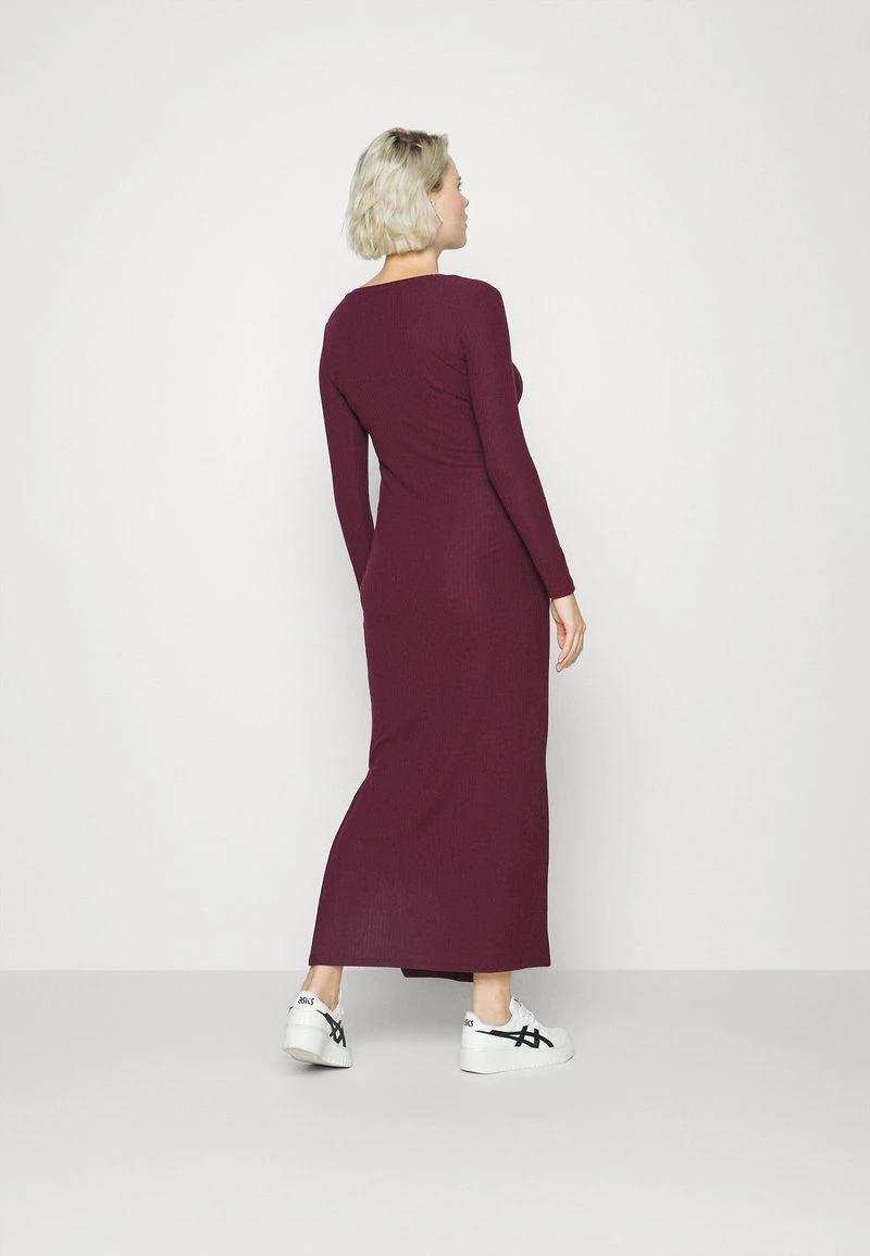 ONLY MATERNITY Donna OLMNELLA LONG DRESS - Vestito Di Maglina - Winetasting 5 ONLY MATERNITY Donna OLMNELLA LONG DRESS - Vestito Di Maglina - Winetasting - immagine 3