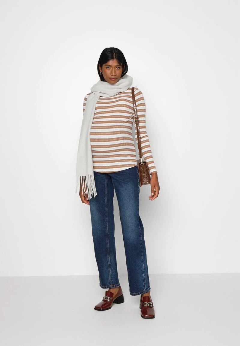 ONLY MATERNITY Donna OLMVILLA ONECK BOX - Maglietta A Manica Lunga - Cloud Dancer 4 ONLY MATERNITY Donna OLMVILLA ONECK BOX - Maglietta A Manica Lunga - Cloud Dancer - immagine 2