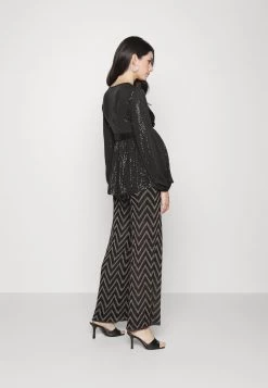 ONLY MATERNITY Donna OLMGLITZ LIFE PANTS - Pantaloni - Black -Negozio al dettaglio ONLY MATERNITY 23432efec79541d38e99e20e08988509