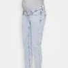 ONLY MATERNITY Donna OLMEMILY STRETCH LIFEST - Jeans Skinny Fit - Light Blue Denim -Negozio al dettaglio ONLY MATERNITY 23919a393b2840eebc83249c6979eac6