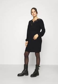 ONLY MATERNITY Donna OLMXENIA LIFE DRESS - Abito In Maglia - Black