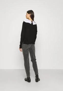 ONLY MATERNITY Donna OLMMESHA PULLOVER - Maglione - Black