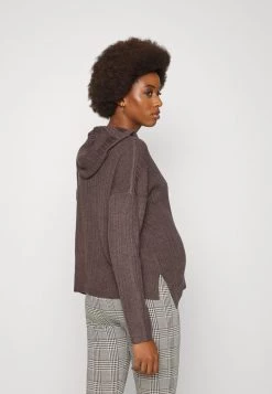ONLY MATERNITY Donna OLMSHELLY HOOD - Maglione - Plum Truffle -Negozio al dettaglio ONLY MATERNITY 2572eb9f5d5742f8bc074c12865ba458