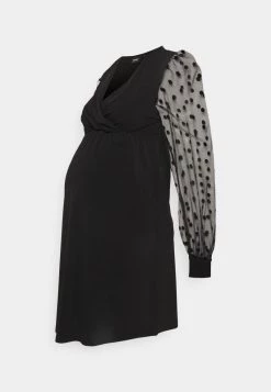 ONLY MATERNITY Donna OLMJENNY WRAP DRESS - Vestito Estivo - Black 12 ONLY MATERNITY Donna OLMJENNY WRAP DRESS - Vestito Estivo - Black -Negozio al dettaglio ONLY MATERNITY 28535ef868ca476db8871305aae30d31