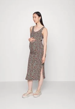 ONLY MATERNITY Donna OLMCAROLA SLIT DRESS - Vestito Di Maglina - Black