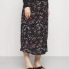 ONLY MATERNITY Donna OLMPELLA BUTTON SKIRT - Gonna A Tubino - Black