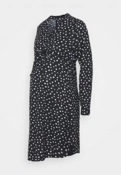 ONLY MATERNITY Donna OLMCORY V NECK - Abito A Camicia - Black