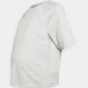 ONLY MATERNITY Donna OLMDREAMER LIFE - T-shirt Basic - Light Grey Melange -Negozio al dettaglio ONLY MATERNITY 306d95ffdfbd4ad3a235b60b5bb32c12