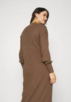 ONLY MATERNITY Donna OLMNEW TESSA MIDI V NECK DRESS - Abito In Maglia - Chestnut Melange -Negozio al dettaglio ONLY MATERNITY 32ff02e5cd24423ea0d02aa843c97622