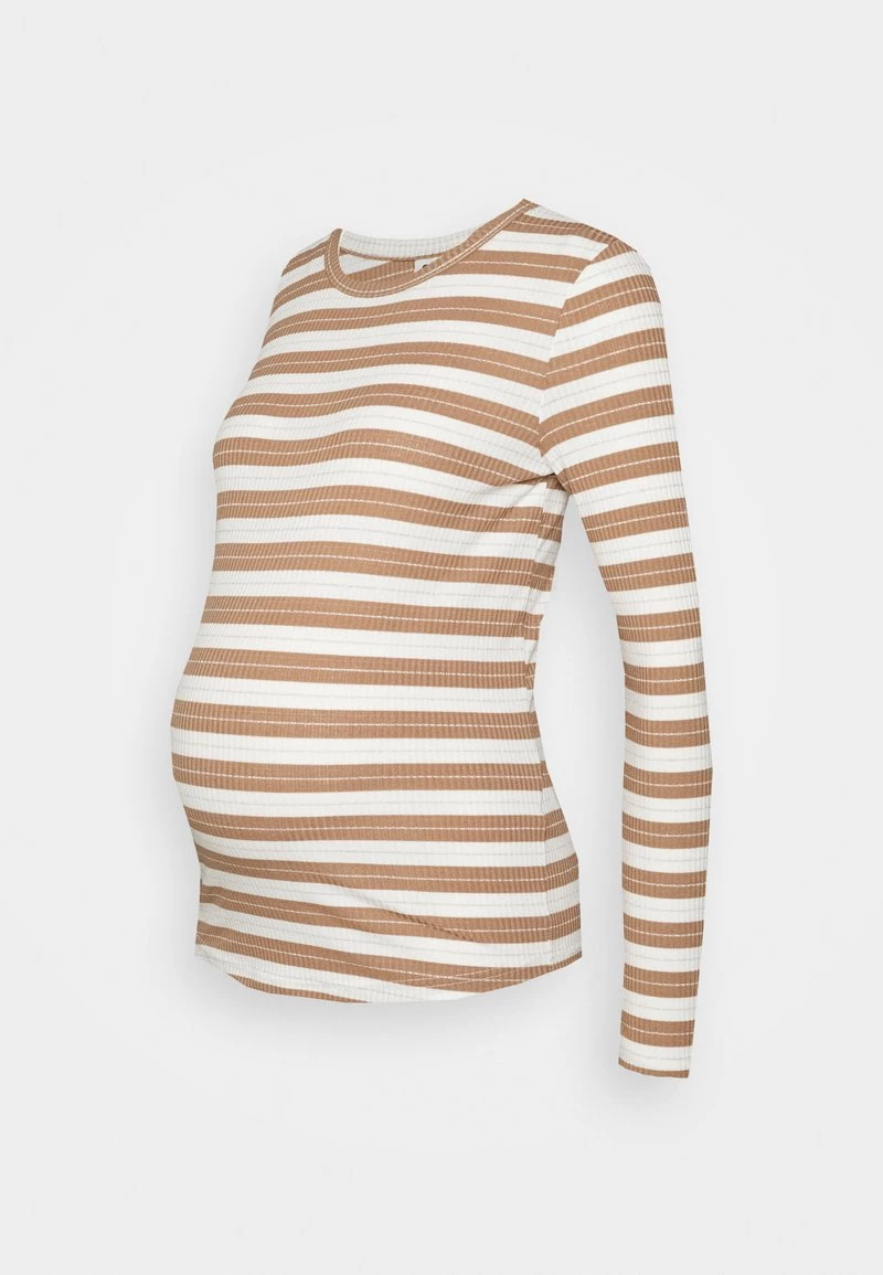 ONLY MATERNITY Donna OLMVILLA ONECK BOX - Maglietta A Manica Lunga - Cloud Dancer 7 ONLY MATERNITY Donna OLMVILLA ONECK BOX - Maglietta A Manica Lunga - Cloud Dancer - immagine 5