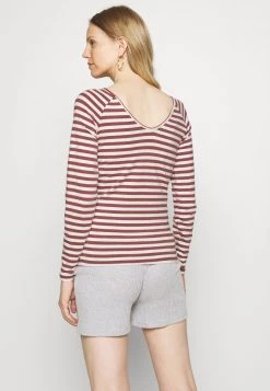 ONLY MATERNITY Donna OLMFIFI V NECK - Maglietta A Manica Lunga - Rose Brown -Negozio al dettaglio ONLY MATERNITY 38ac2148784f41cabd4469276cce48b5