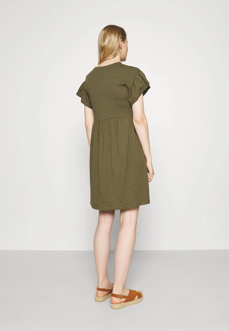 ONLY MATERNITY Donna OLMMAY NEW LIFE CUTLINE DRESS - Vestito Di Maglina - Olive Night 5 ONLY MATERNITY Donna OLMMAY NEW LIFE CUTLINE DRESS - Vestito Di Maglina - Olive Night - immagine 3