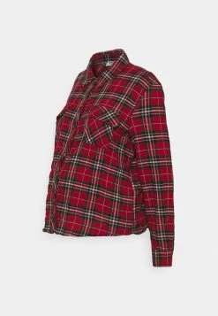 ONLY MATERNITY Donna OLMSANDRAPOCKET LIFE CHECK - Camicetta - Red Ochre -Negozio al dettaglio ONLY MATERNITY 3ca102f57d684856bf77cc930cec81a9