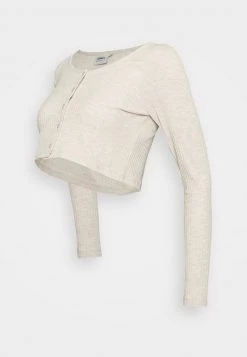 ONLY MATERNITY Donna OLMKAYA CROPPED - Cardigan - Pumice Stone