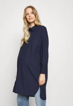 ONLY MATERNITY Donna OLMMARTHINA OVERSIZED SHIRT - Camicia - Evening Blue