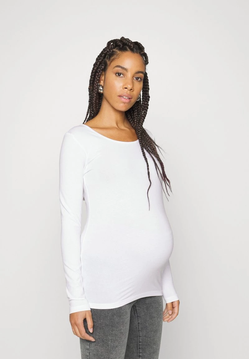 ONLY MATERNITY Donna OLMLIVELOVE LIFE ONECK 2 PACK - Maglietta A Manica Lunga - Black 6 ONLY MATERNITY Donna OLMLIVELOVE LIFE ONECK 2 PACK - Maglietta A Manica Lunga - Black - immagine 4