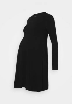 ONLY MATERNITY Donna OLMALMA O-NECK DRESS - Abito In Maglia - Black -Negozio al dettaglio ONLY MATERNITY 44ec51f92d964b1eb62fd6f9cd5a7471