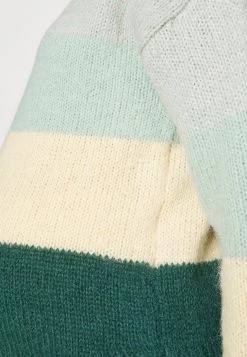 ONLY MATERNITY Donna OLMSONJA LIFE O NECK - Maglione - Mallard Green/mellow Yellow/frosty Green/pumice Stone -Negozio al dettaglio ONLY MATERNITY 461fd0612afc428c9436c4de01ba2b81