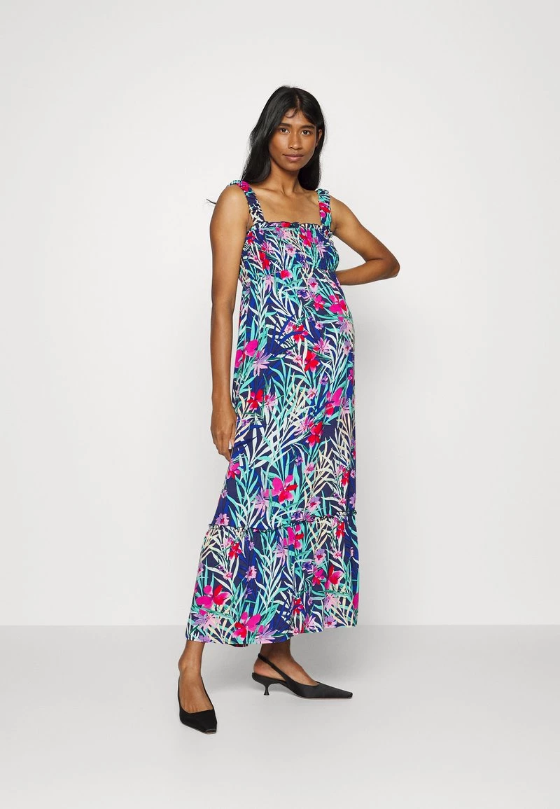 ONLY MATERNITY Donna OLMNILA STRAP SMOCK MIDI DRESS - Vestito Estivo - Patriot Blue 3 ONLY MATERNITY Donna OLMNILA STRAP SMOCK MIDI DRESS - Vestito Estivo - Patriot Blue