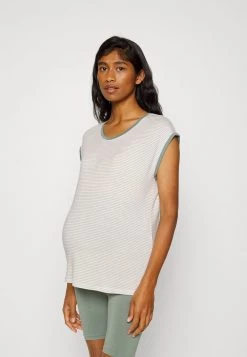 ONLY MATERNITY Donna OLMWILMA - T-shirt Con Stampa - Chinois Green