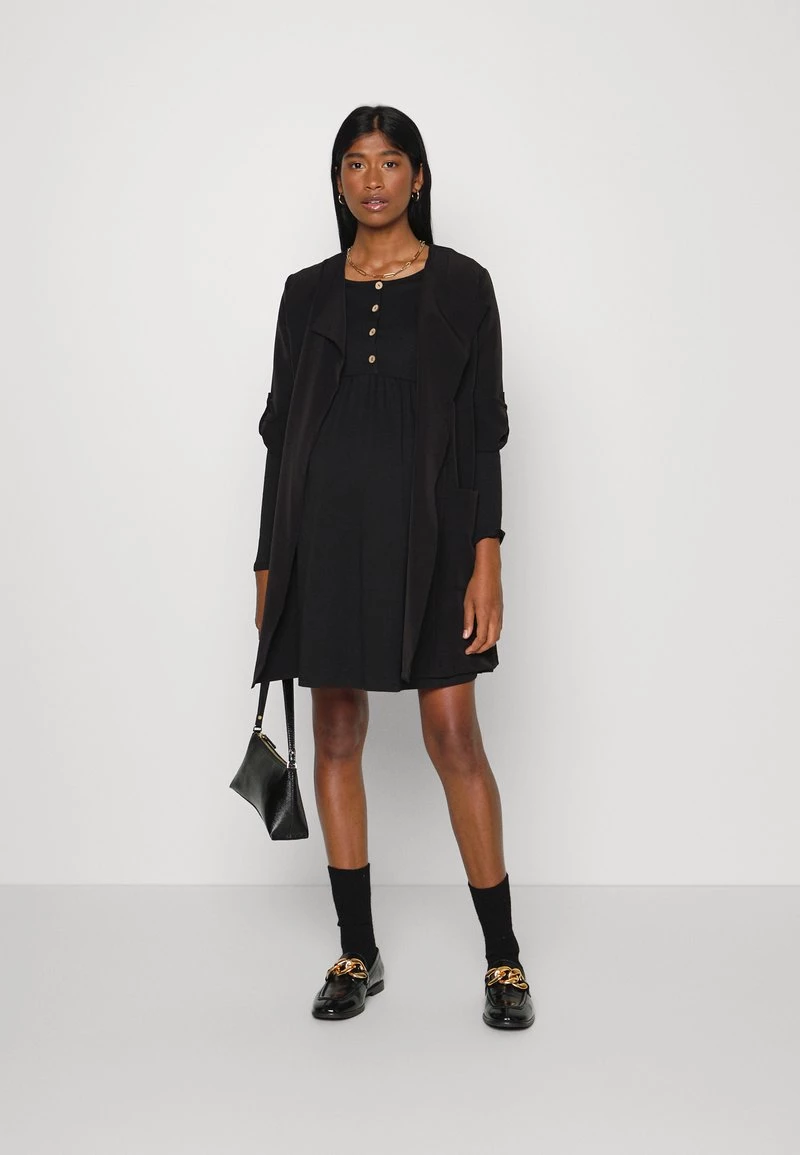 ONLY MATERNITY Donna OLMLILLI BABYDOLL DRESS - Vestito Di Maglina - Black 4 ONLY MATERNITY Donna OLMLILLI BABYDOLL DRESS - Vestito Di Maglina - Black - immagine 2