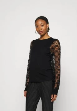 ONLY MATERNITY Donna OLMALBERTE - Maglione - Black