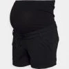 ONLY MATERNITY Donna OLMPOPTRASH LIFE EASY - Shorts - Black -Negozio al dettaglio ONLY MATERNITY 595e1f0e899845ae97693a2cf5861c74