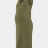 ONLY MATERNITY Donna OLMSALLY CALF DRESS - Vestito Di Maglina - Olive Night -Negozio al dettaglio ONLY MATERNITY 5f22f2581d33452492ea79f0df59e8ee