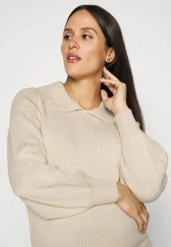 ONLY MATERNITY Donna OLMLEXA COLLAR - Maglione - Pumice Stone 11 ONLY MATERNITY Donna OLMLEXA COLLAR - Maglione - Pumice Stone -Negozio al dettaglio ONLY MATERNITY 60ac2be1f1ff41c2b2dec63d9f9a3460