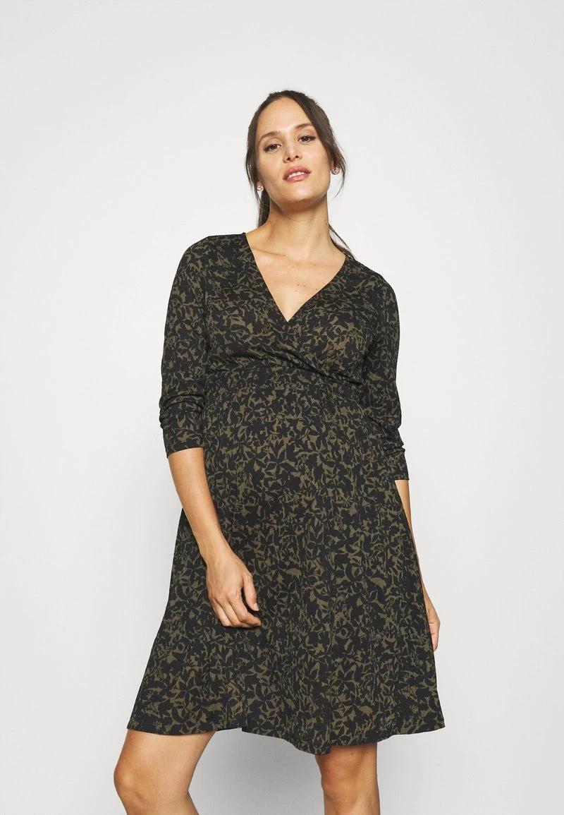ONLY MATERNITY Donna OLMPELLA 3/4 WRAP SHORT DRESS - Vestito Di Maglina - Kalamata 3 ONLY MATERNITY Donna OLMPELLA 3/4 WRAP SHORT DRESS - Vestito Di Maglina - Kalamata