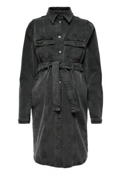 ONLY MATERNITY Donna Vestito Di Jeans - Black Denim