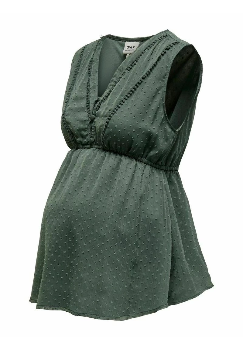 ONLY MATERNITY Donna ÄRMELLOS - Camicetta - Balsam Green 7 ONLY MATERNITY Donna ÄRMELLOS - Camicetta - Balsam Green - immagine 5